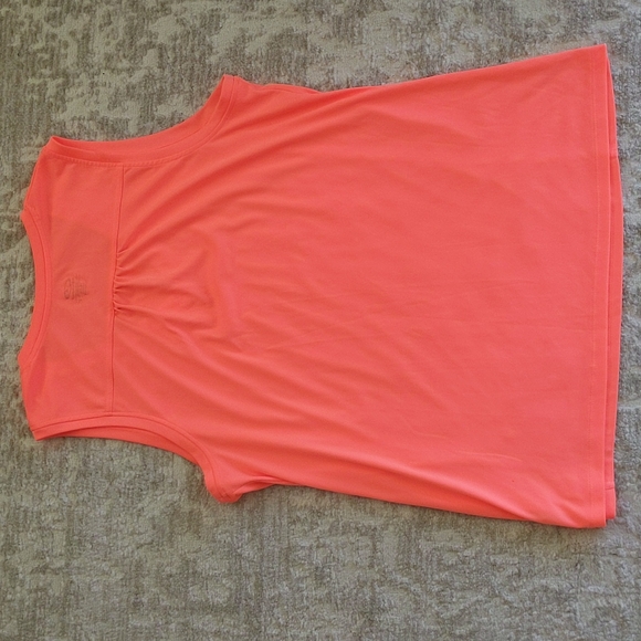 C9 by Champion Pleated V Neck Athletic Workout Top XXL Tangerine - Picture 7 of 11